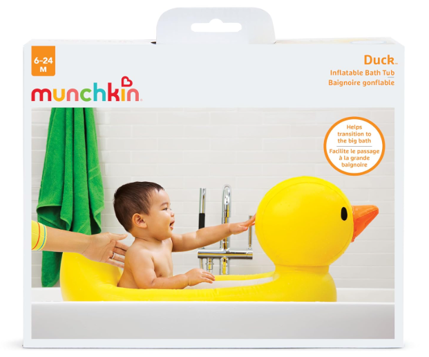 munchkin inflatable baby bath tub